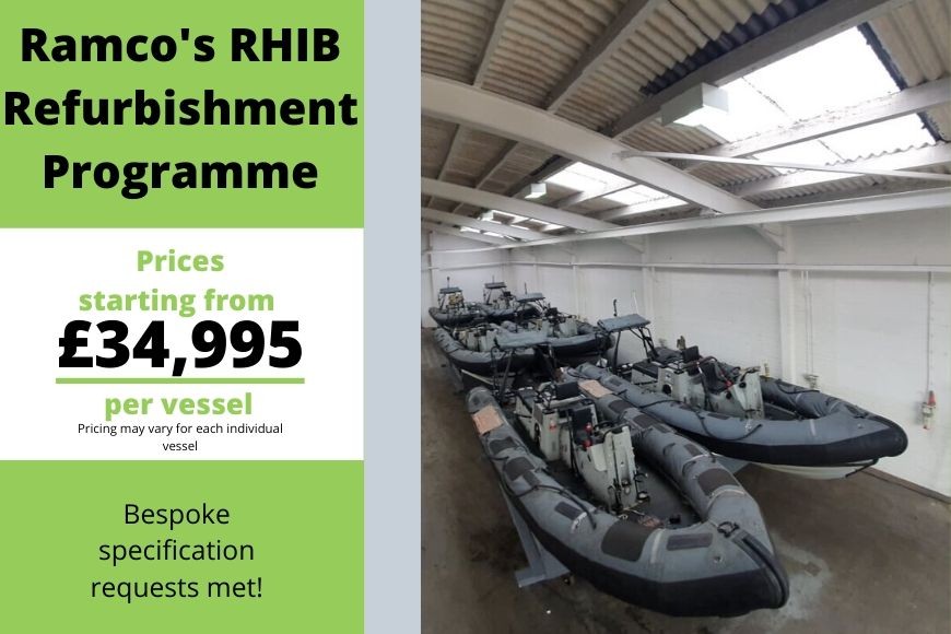 Pac 22 Rib Ex-MoD Pacific 22 RHIB's to undergo Ramco refurbishment programme!